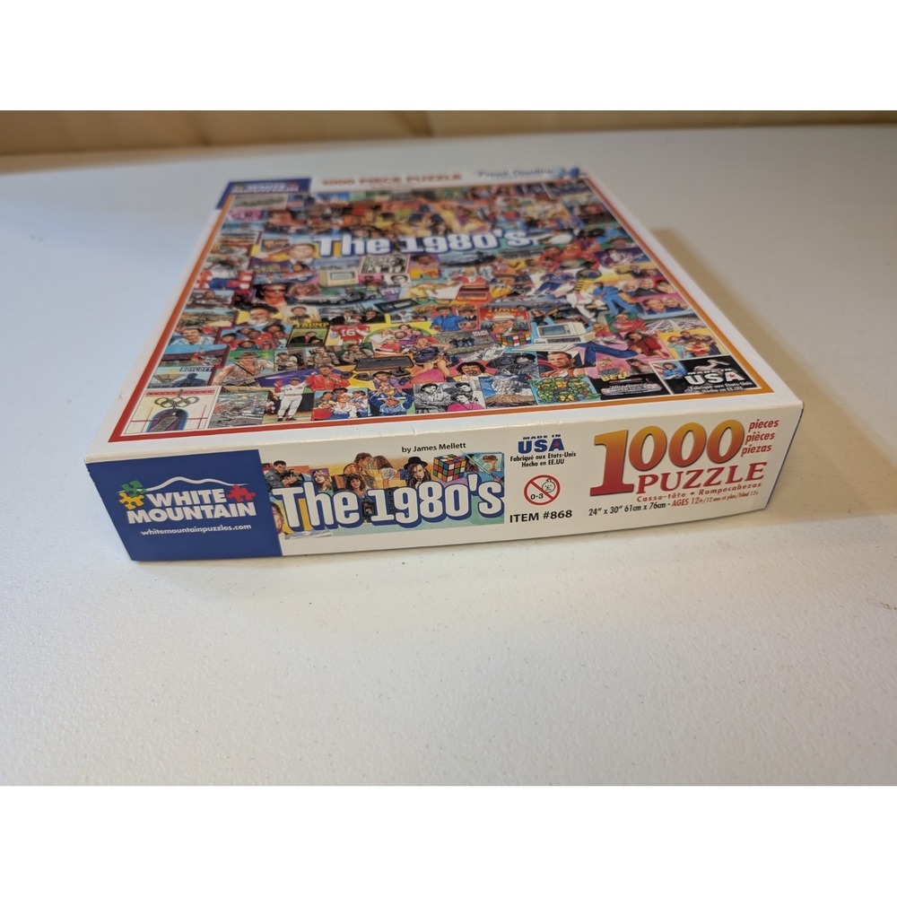 White Mountain The 1980s 1000 Piece Puzzle by James Mellett – All Pieces Present - Picture 2 of 4